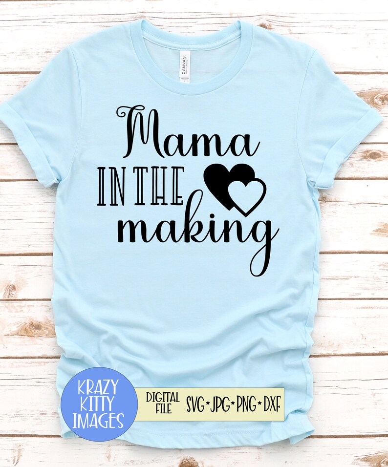 Mom SVG Mama in the Making Svg Pregnancy Svg New Mom | Etsy