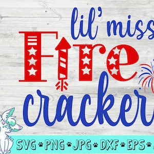 花火 SVG、独立記念日 SVG、花火カット ファイル、独立記念日 SVG、リトル ミス 爆竹、女の子、花火 PNG、花火、jpg、dxf