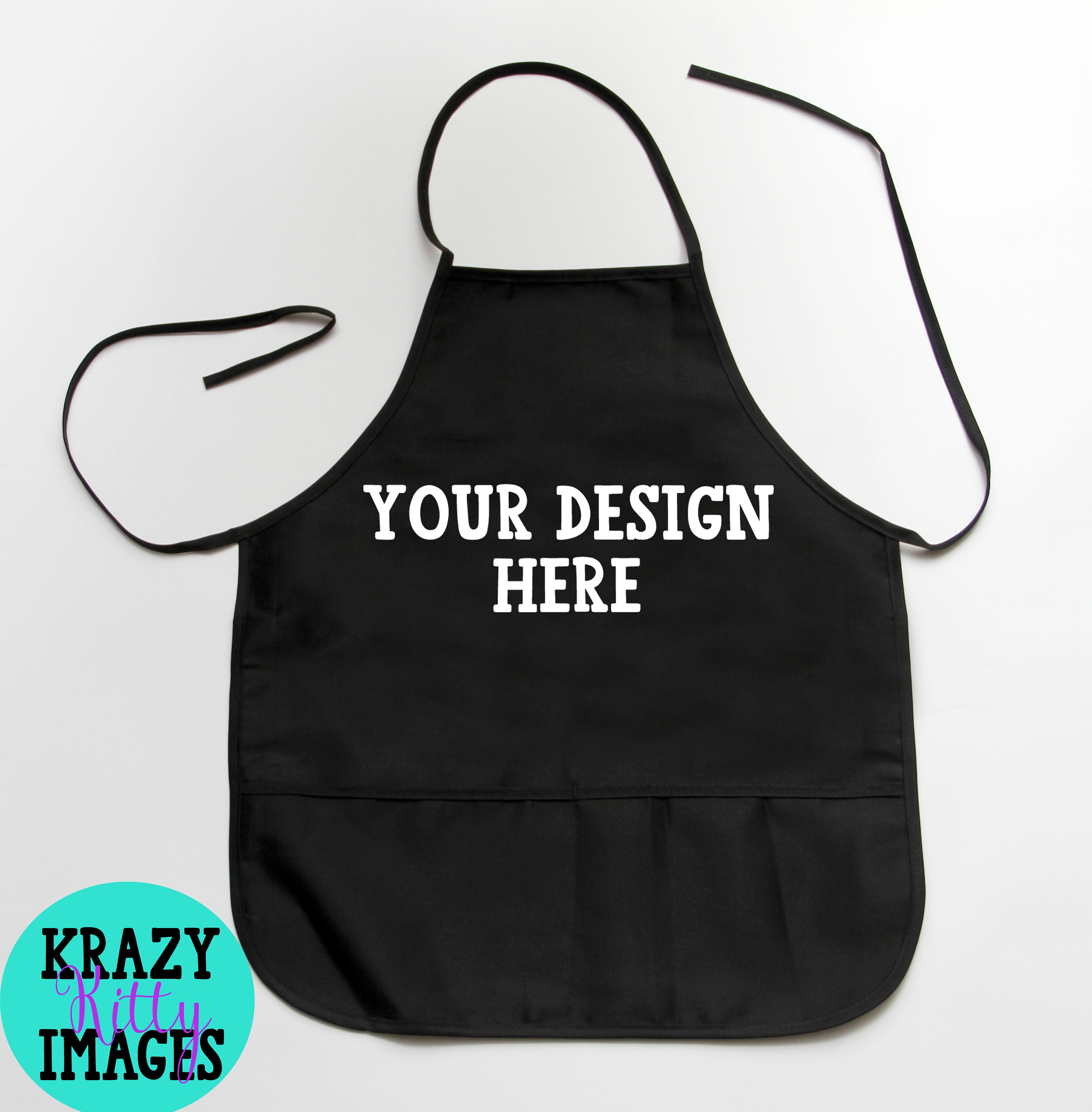 Apron Mockup Blank Apron Template Black Apron Mock Up Chef Etsy