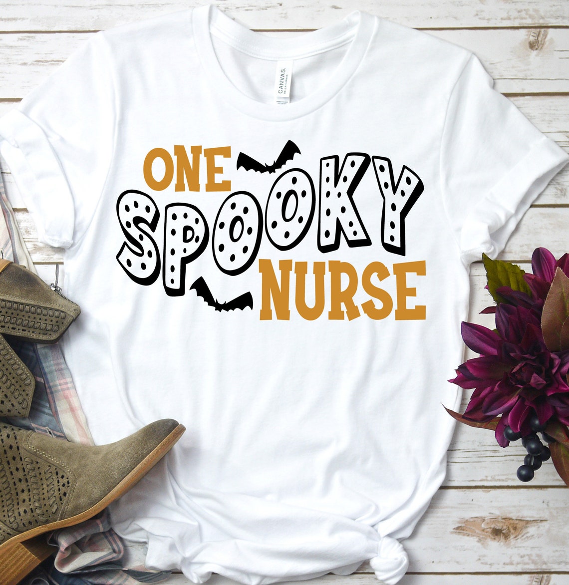 Download One Spooky Nurse SVG Fall Cut File Halloween Design Nurse ...