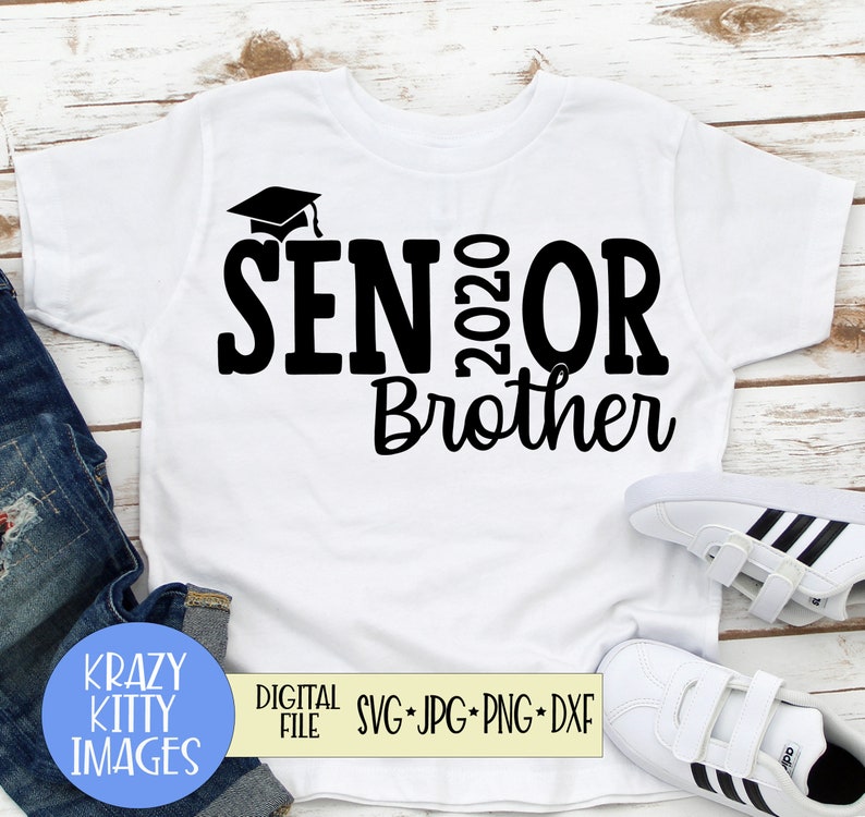 Download Senior Brother 2020 Svg Family Graduation Svg Class of 2020 | Etsy