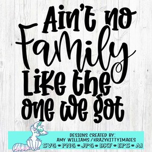 No hay familia como la nuestra svg, Frases familiares svg, Archivo de corte de letreros familiares, Decoración del hogar, png, dxf, jpg, eps, descarga instantánea