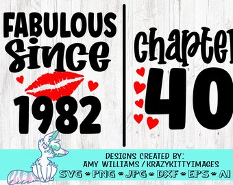 Chapter 40 Birthday Svg - Etsy