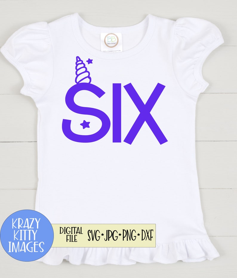 Download Sixth Birthday Iron On File 6th Birthday Shirt Svg File Six Years Old Cut File Unicorn Birthday Dxf Unicorn Party Svg 6th Birthday Svg Clip Art Art Collectibles Deshpandefoundationindia Org