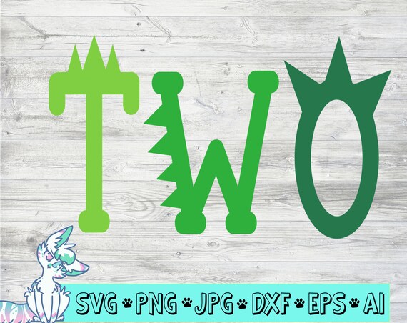 Download Dinosaur Birthday Svg 2nd Birthday Svg Dinosaur Svg Cut Etsy