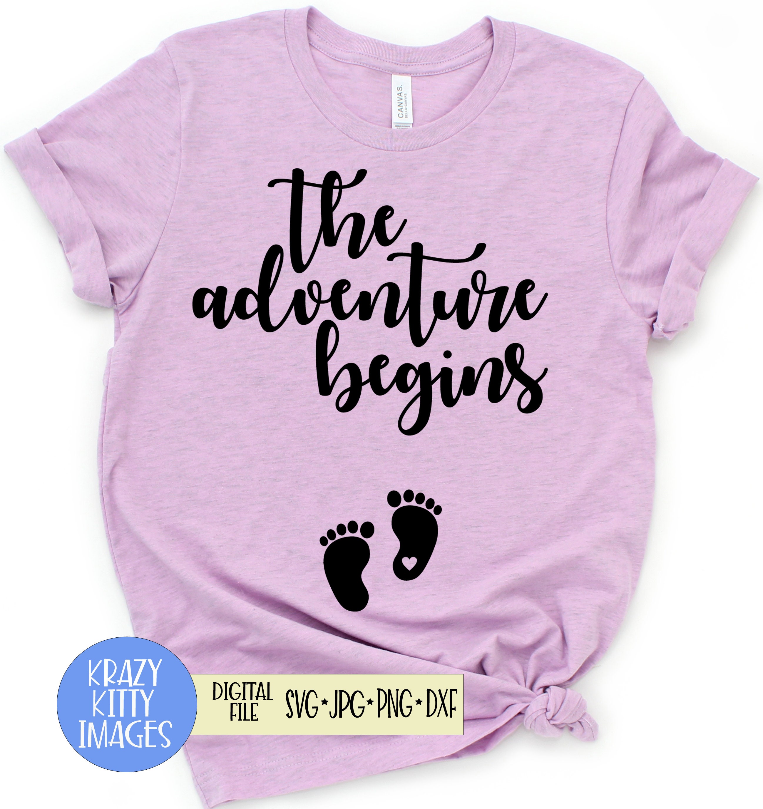 Download The Adventure Begins Svg Pregnancy Announcement Svg Baby Etsy