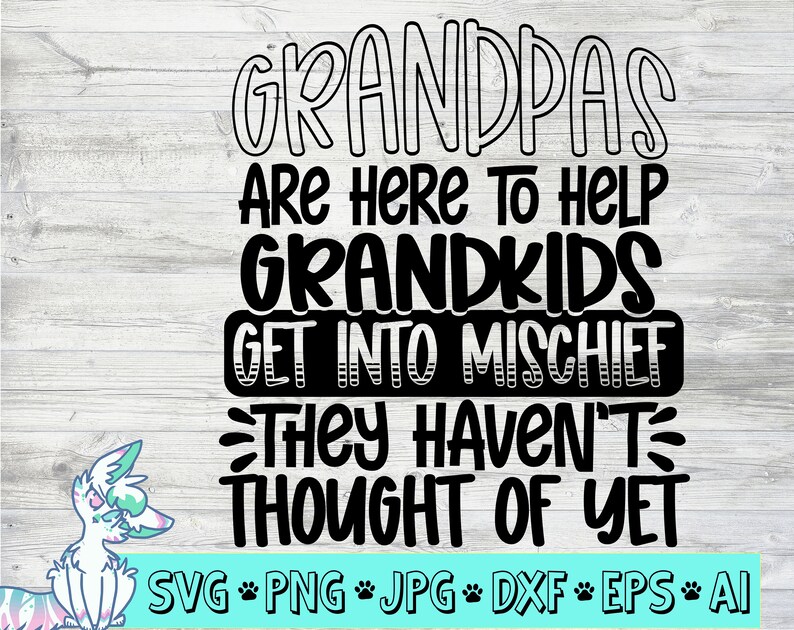 Download Grandkids SVG File Mischief Grandpa SVG Fathers Day Svg | Etsy