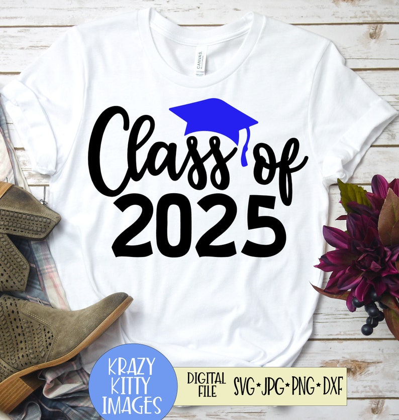 Class of 2025 Svg Shirt Design Kindergarten Graduation Svg Etsy