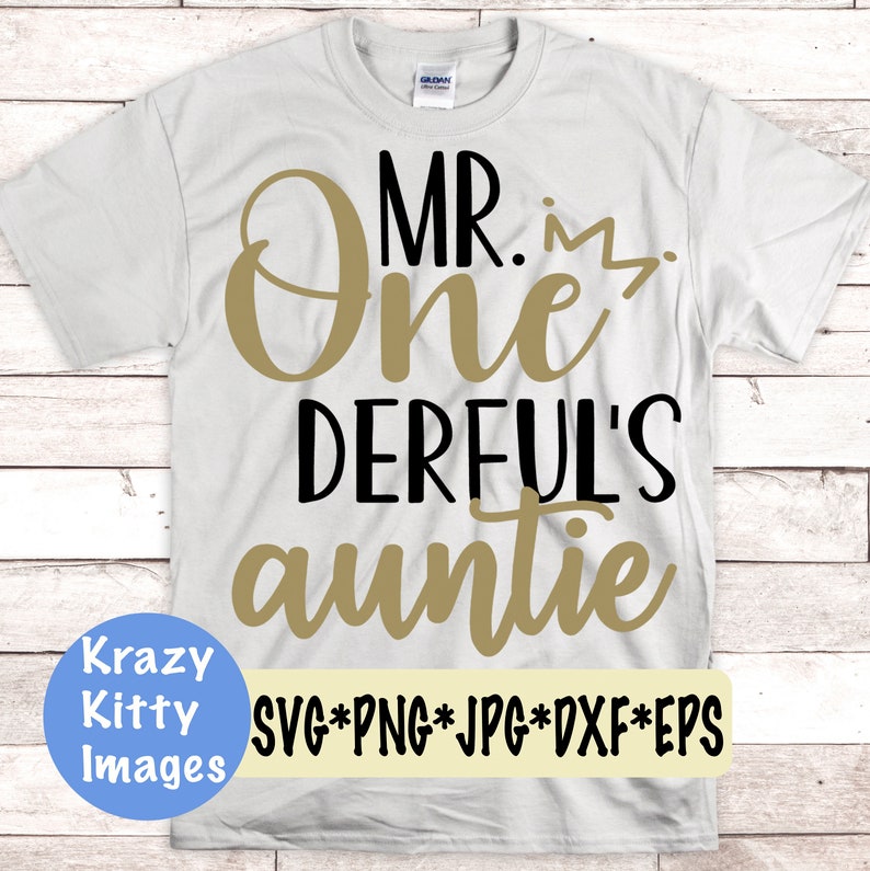 Download Auntie of birthday boy svg Mr Onederful's aunt svg | Etsy