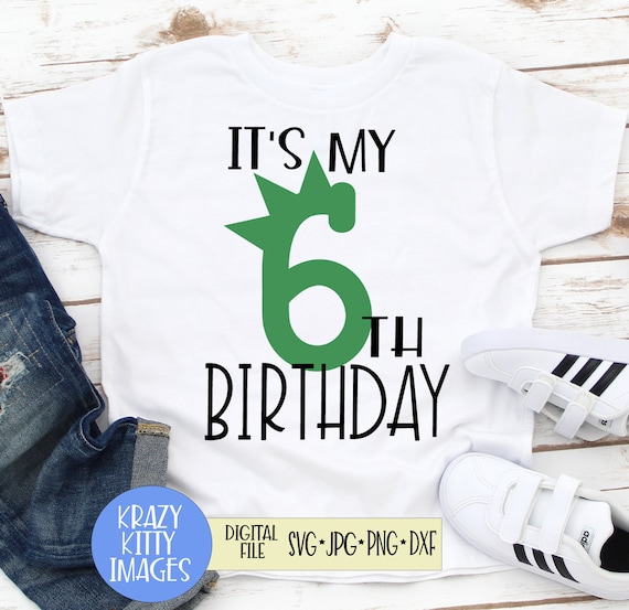 Download Clip Art Dinosaur Svg 6th Birthday Party Kids Party Svg File 6th Birthday Svg Six Years Old Svg Png Jpg Age Six Svg Dxf Dino Birthday Party Art Collectibles