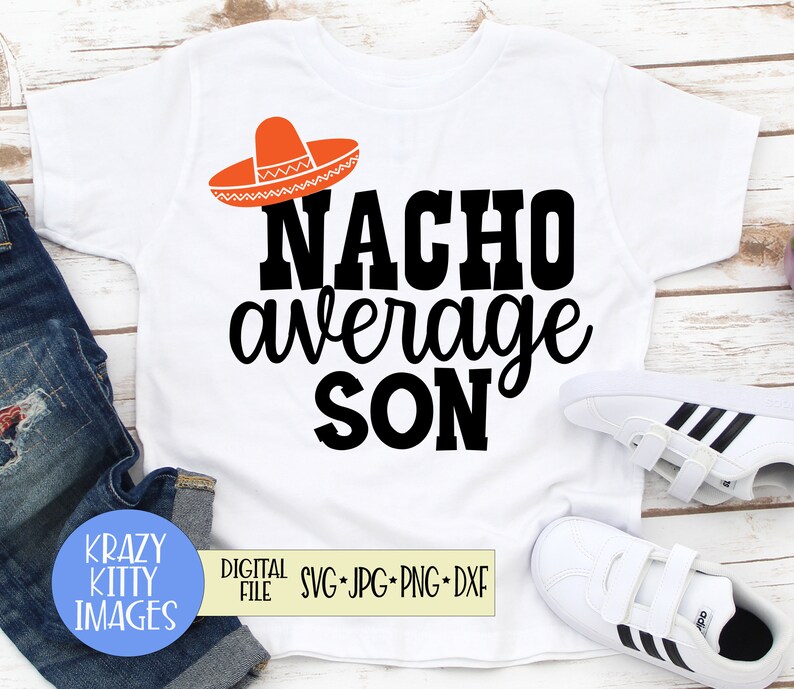 Download Nacho average family matching svg bundle nacho average mama | Etsy