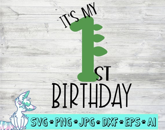 Download Boys Dinosaur First Birthday Svg Boys 1st Birthday Svg Dino Etsy