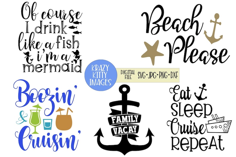 Download Cruise svg bundle family vacay cut file beach please svg ...