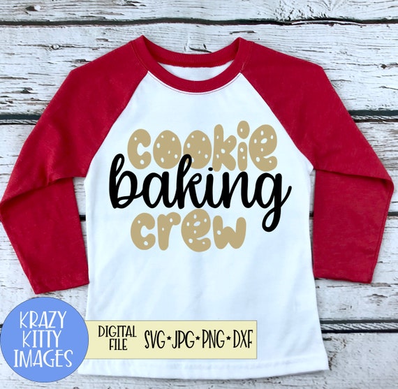 Download Free Cookie Baking Crew Svg Christmas Svg Matching Apron Shirt Etsy SVG DXF Cut File