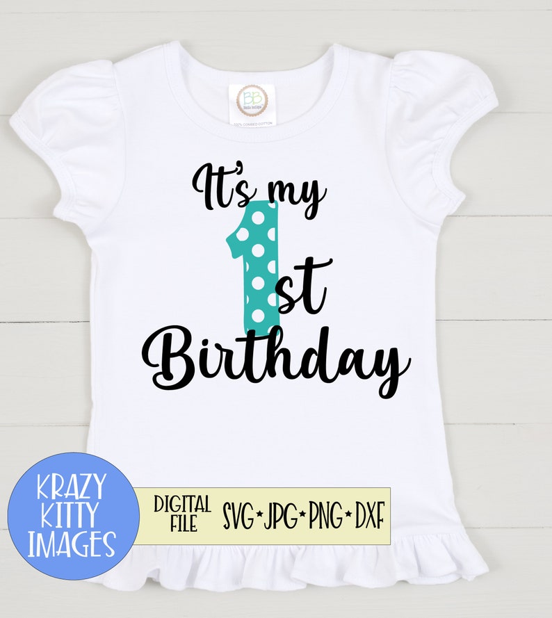 Download 1st Birthday Svg Girls First Birthday Svg Girls Birthday Svg Jpg Dxf Eps Png First Birthday Svg Birthday Party Svg Boys Birthday Svg Clip Art Art Collectibles