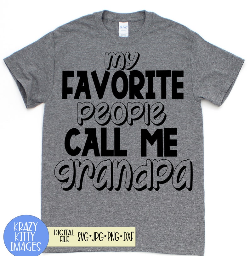 Download My Favorite People Call Me Grandpa Svg Fathers Day Svg | Etsy
