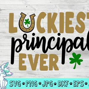 Najszczęśliwszy dyrektor w historii Svg, Dzień Świętego Patryka SVG, DXF, PNG, Nauczyciel Svg, Szczęśliwy Svg, Koniczyna Svg, Irlandzki Svg, Dzień Świętego Patryka Svg, EPS, cyfrowy