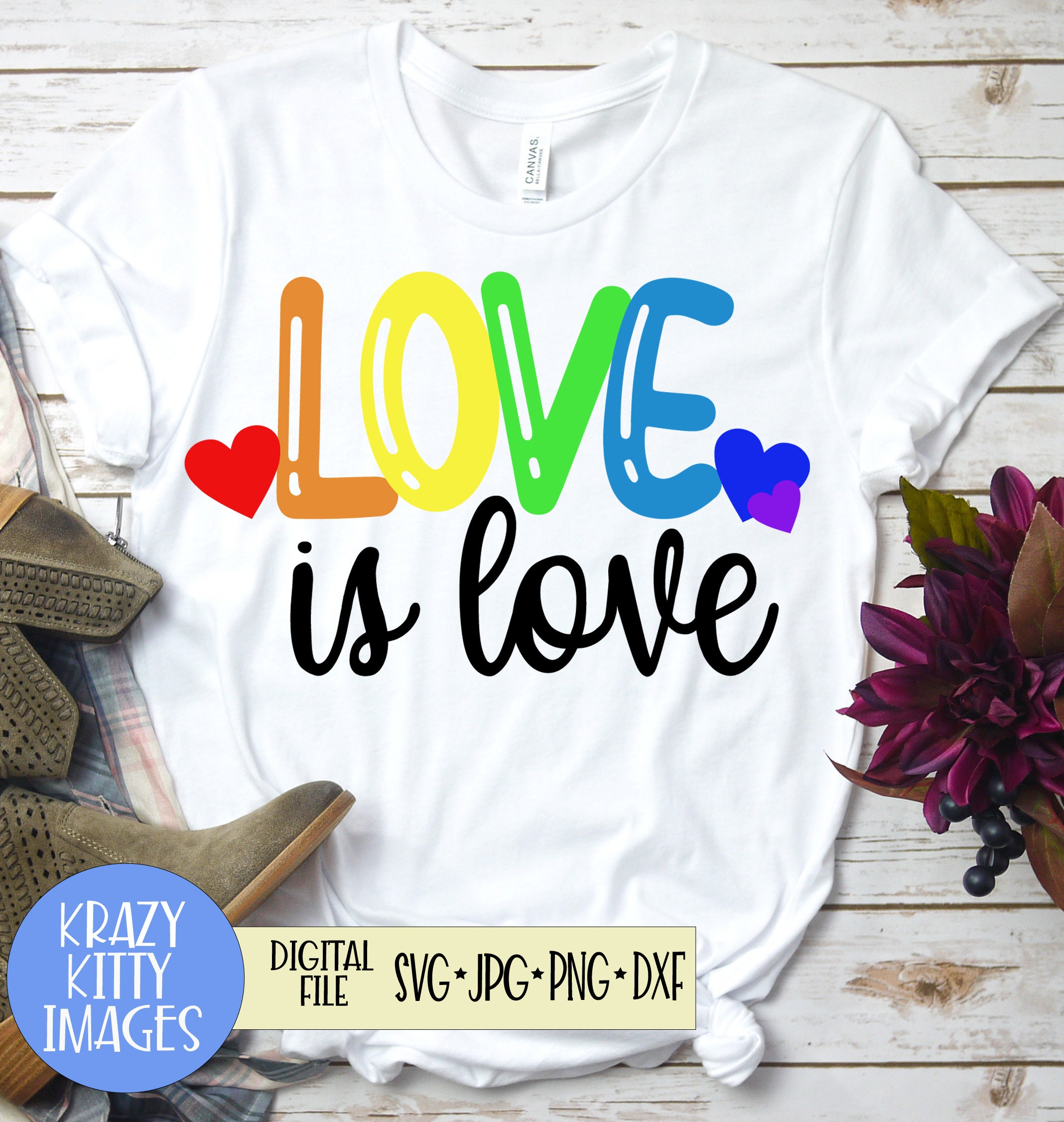 Download Love is love svg Pride Svg LGBTQ Svg Gay Pride Svg Rainbow ...