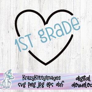 1st grade back to school svg, first grade svg, back to school svg, first day of school svg, leveled up to 1st grade svg, digital, dxf, png