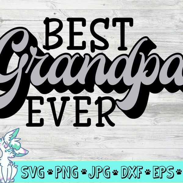 Best Grandpa Svg - Etsy
