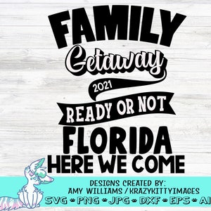 Free Free 70 Florida Family Vacation Svg SVG PNG EPS DXF File