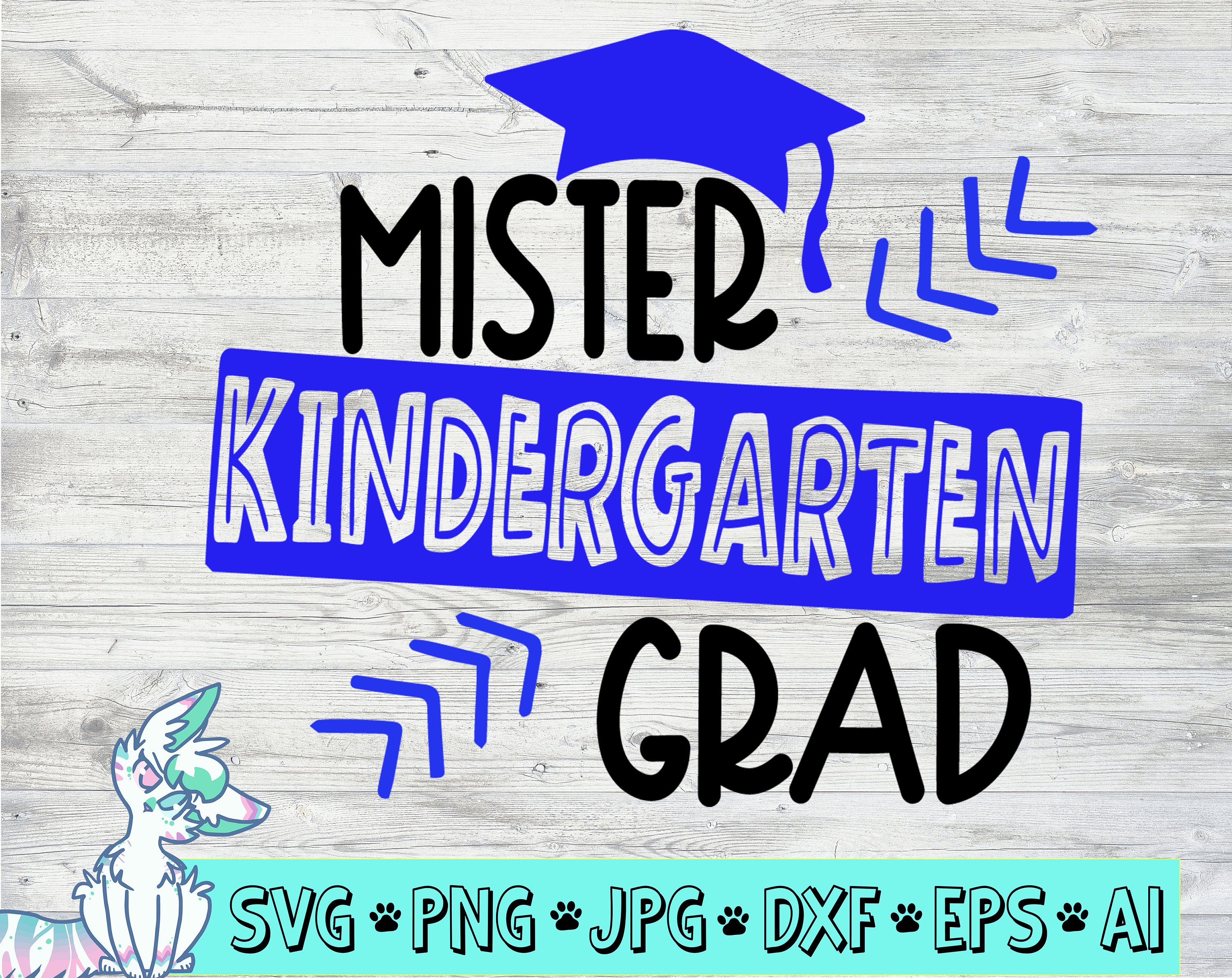 Download Mister Kindergarten Grad SVG School svg Graduation svg | Etsy
