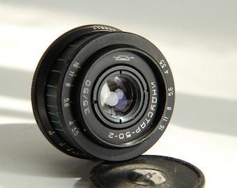 Industar-50-2 3.5/50 lens М42 F3.5-F16 medium aperture Excellent sharpness
