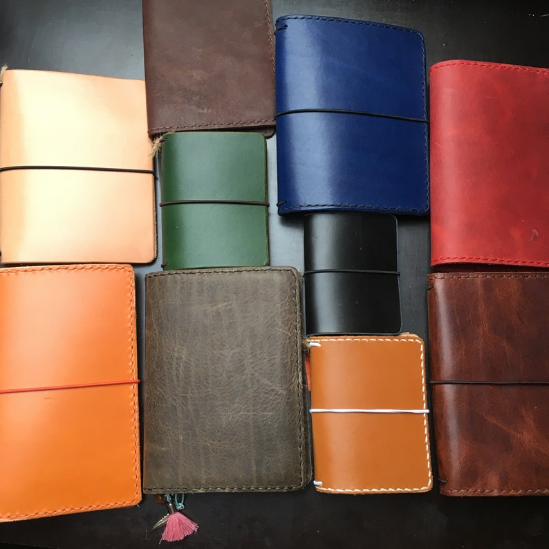 Traveler's notebook and journalcover A7 A6 A5 B6 Etsy