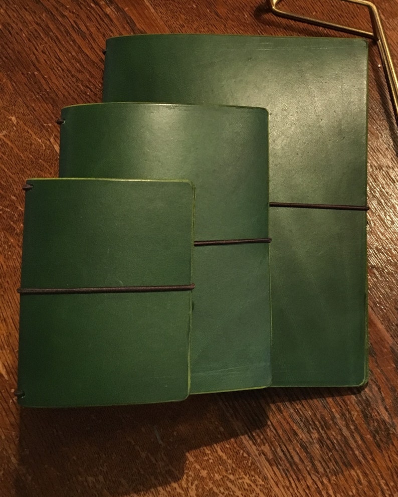 Traveler's notebook and journalcover A7 A6 A5 B6 Etsy
