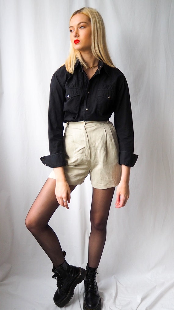 Vintage Max Mara high waist shorts