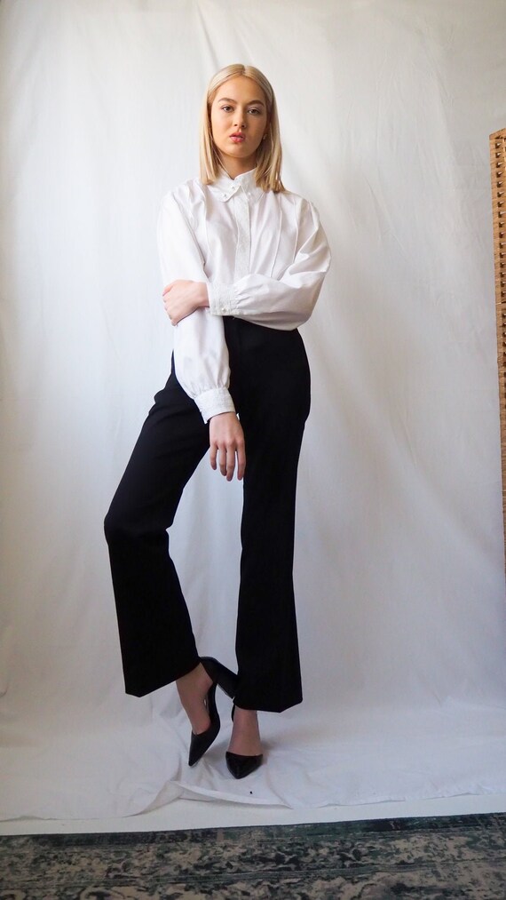 Vintage Burberry straight leg trousers