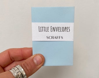 20 x Small Pale Blue Paper Envelopes - mini paper envelopes, 120gsm, 94mm x 65mm, bulk wedding favours UK, rustic wedding.