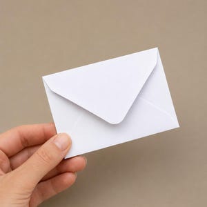 Small White Gummed Envelopes: Mini Seed Packets, Wedding Favors (20 Pack)