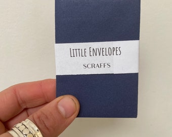 20 x Small Dark Blue Paper Envelopes - mini navy envelopes, 120gsm, 94mm x 65mm, bulk wedding favours UK, bulk wedding favours