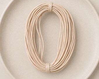 5m Cream Twisted Paper Rope - packaging paper twine, arts craft paper strong string
