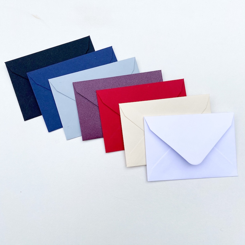 120gsm coloured envelopes, mini paper envelopes Small Pearlescent Gold Envelopes 94mm x 65mm bulk wedding favours UK