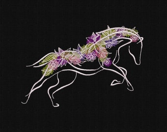Embroidery Design Flowers, Embroidery Designs Horse