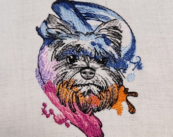Embroidery Design Dog, Embroidery Designs Yorkshire