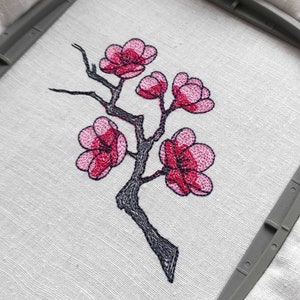 Embroidery Design Sakura, Embroidery Designs Flowers