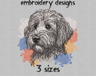 Embroidery Design Dog, Embroidery Designs Goldendoodle