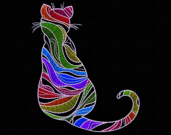 Embroidery Design Cat, Embroidery Designs Animals