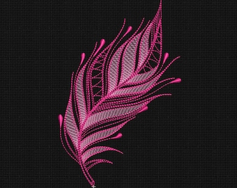 Embroidery Design Feather, Embroidery Designs
