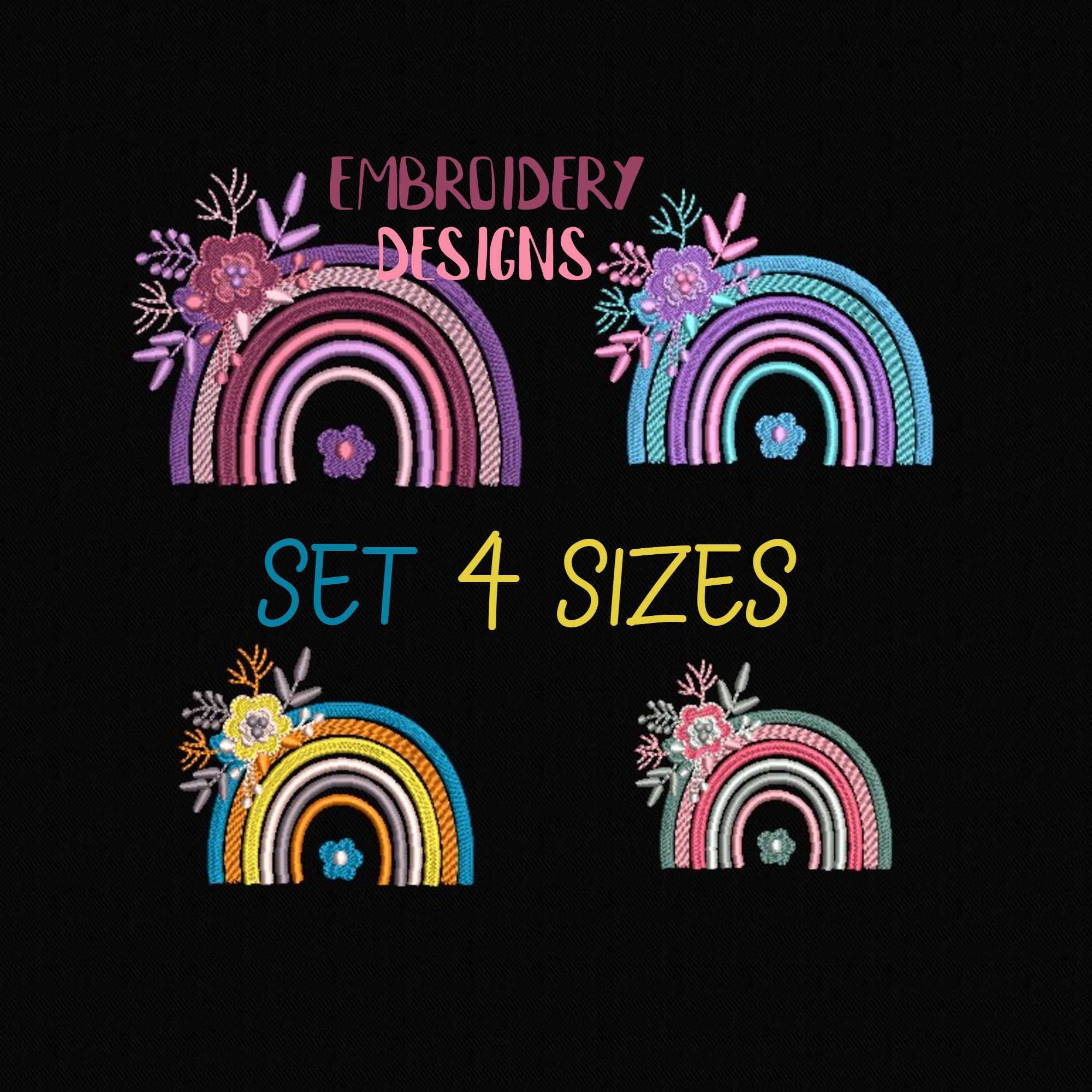 Embroidery Design Rainbow Embroidery Designs Etsy