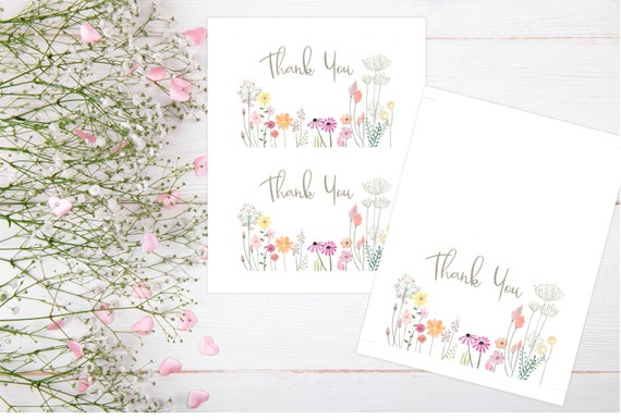 PerKoop 50 Pcs Blank Wedding Note Cards Decorative Notecards - View #3