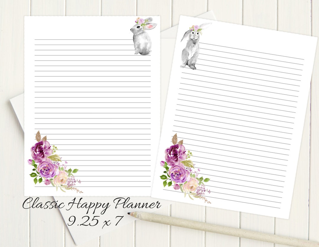 Classic Happy Planner Printable Inserts 9.25x7 1219 Classic - Etsy Finland