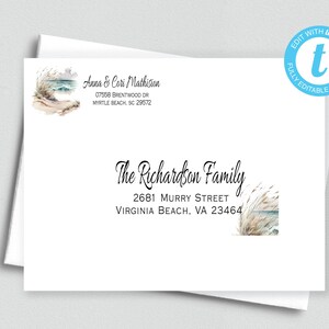 Printable Editable Address and Return Labels/Avery Label 5263 & 8160/Templett/Address Label Template/Custom Digital Address Label/ADDY 14