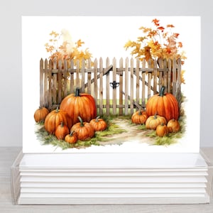 5x7 Fall Time druckbare flache Grußkarten mit Umschlag 1587/Sofort Download/Blumen Note Karte/druckbare Grußkarte/Briefpapier Set