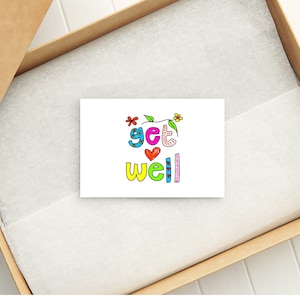 Druckbare Get Well Karte 1357/Instant Download/druckbare Umschlag/DIY Digital Get Well Karte/druckbare Get Well Soon Karte/Feel Better Karte