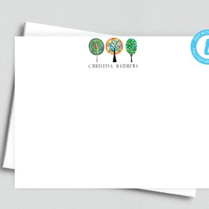 Personalisierte druckbare bearbeitbare flache einseitige Notizkarte / 5,5 x 4,25 Templett / bearbeitbare Notizkarte / druckbarer Umschlag / Notizkarte