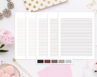 Color Palette 09 Printable Stationery 8.5x11 448/Printable Note Paper/Printable Envelope/Printable Stationery/Writing Paper